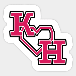 King of Hearts Varsity Sticker